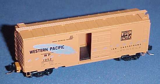 Western Pacific 40' Boxcar(17kb)